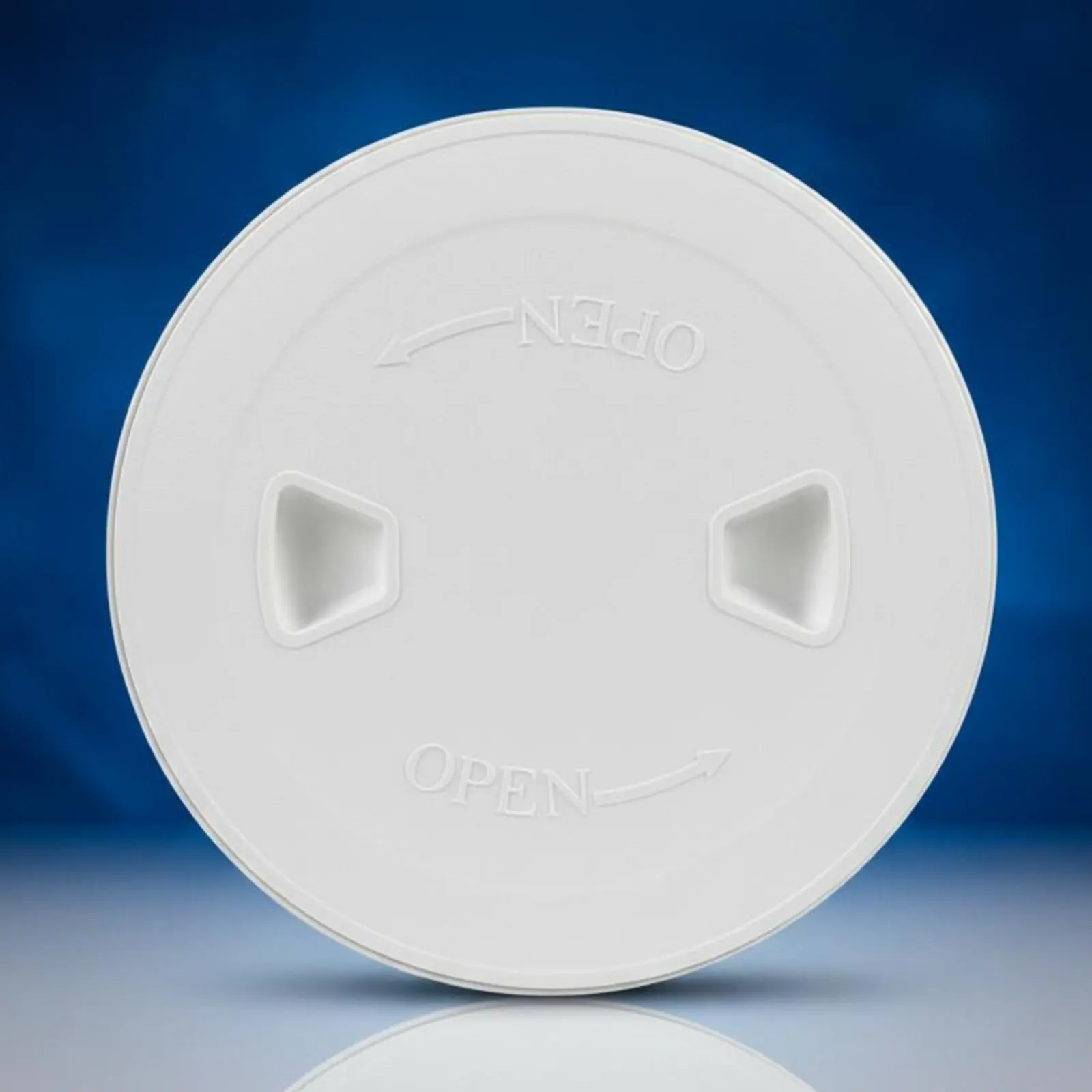 White Boat Inspection Port Easy Installation Round Inspection Cover Plate Cover Boat Deck Entry Plate Twist Release Lid