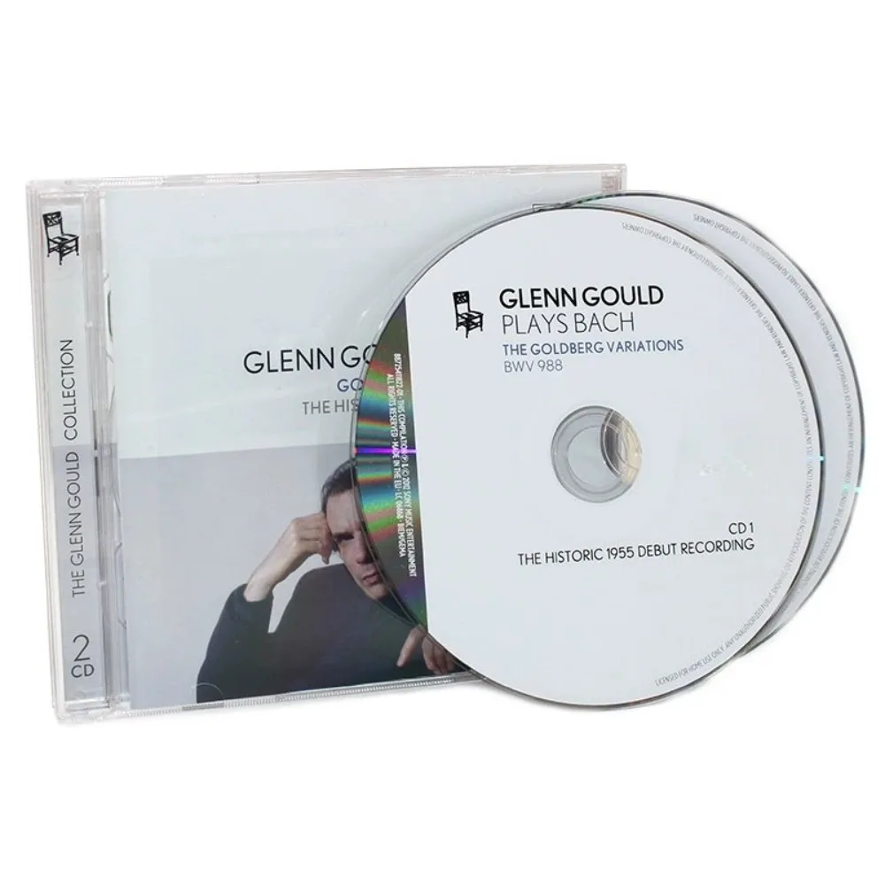 الاختلافات Bach Goldberg 2CD - إصدارات Glenn Gould 1955 & 1981 - تسجيلات البيانو الكلاسيكية المميزة لهواة الجمع