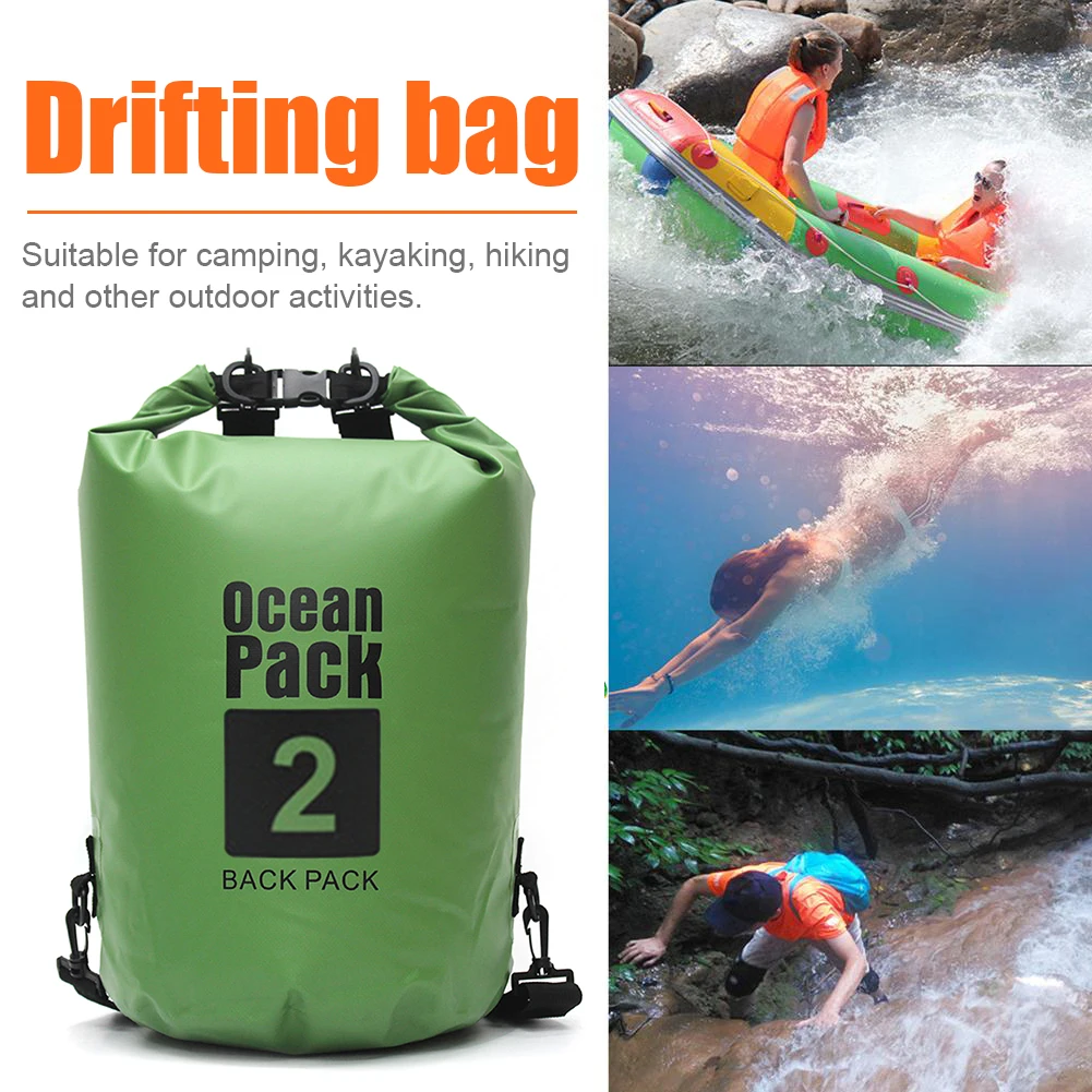 2L 5L Drifting PVC Mesh Bags Lightweight Waterproof Phone Pouch Floating Boating Kayaking Camping Bags for Outdoor Swimming