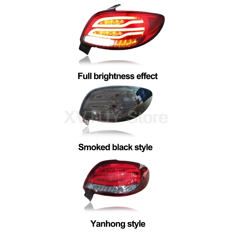 Dla Peugeot 206207   Światło tylne Światła tylne LED Światło stopu hamulca Światła kierunkowskazów jazdy Akcesoria samochodowe Akcesoria samochodowe