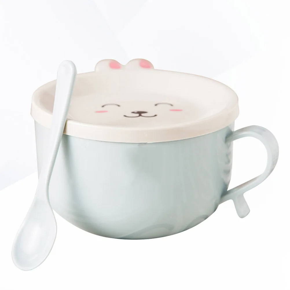 Insulated Lunch Box With Spoon Stainless Steel Double Layer Food Container For Soup Noodles Rice Bpa Free Portable Storage