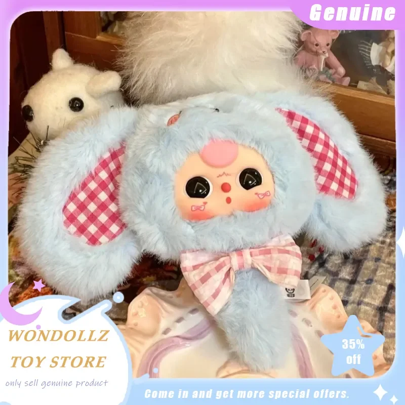 

Genuine Stock Baby Three Blind Box Magic Mirrors Series Kawaii Vinyl Face Plush Doll Handheld Makeup Mirror Decor Girls Gift