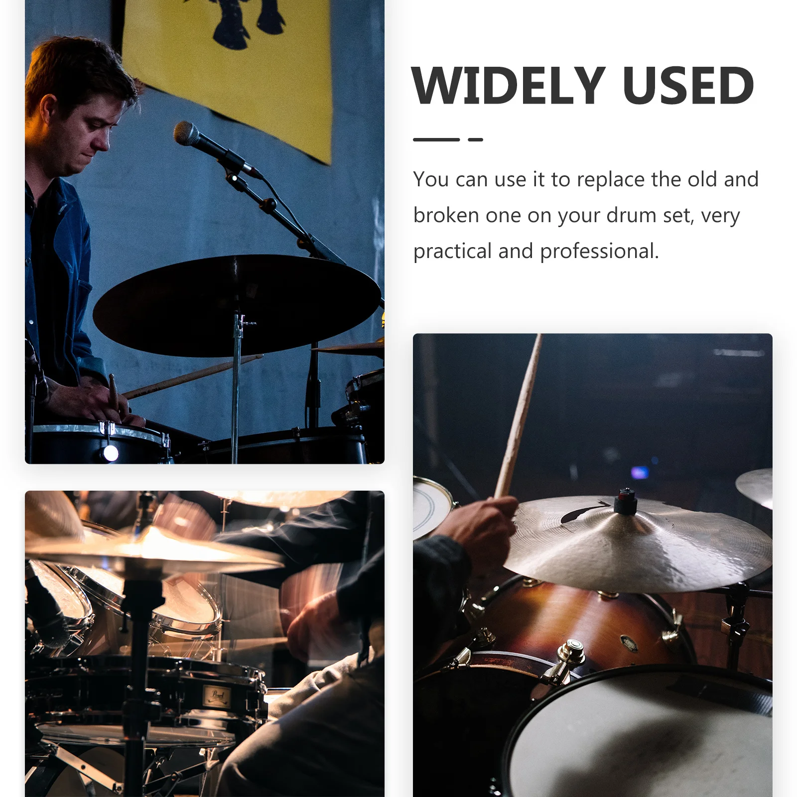 

Cymbal Hi-Hat Clutch Premium Metal Quick Release Drum Set Accessory For Jazz Drum Parts Portable Replacement Percussion