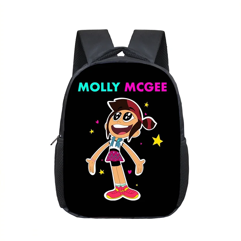 

12 inch Disney The Ghost And Molly Mcgee School Bag Kindergarten School Backpack Cartoon Girl Boy Primary Bookbag Mochila