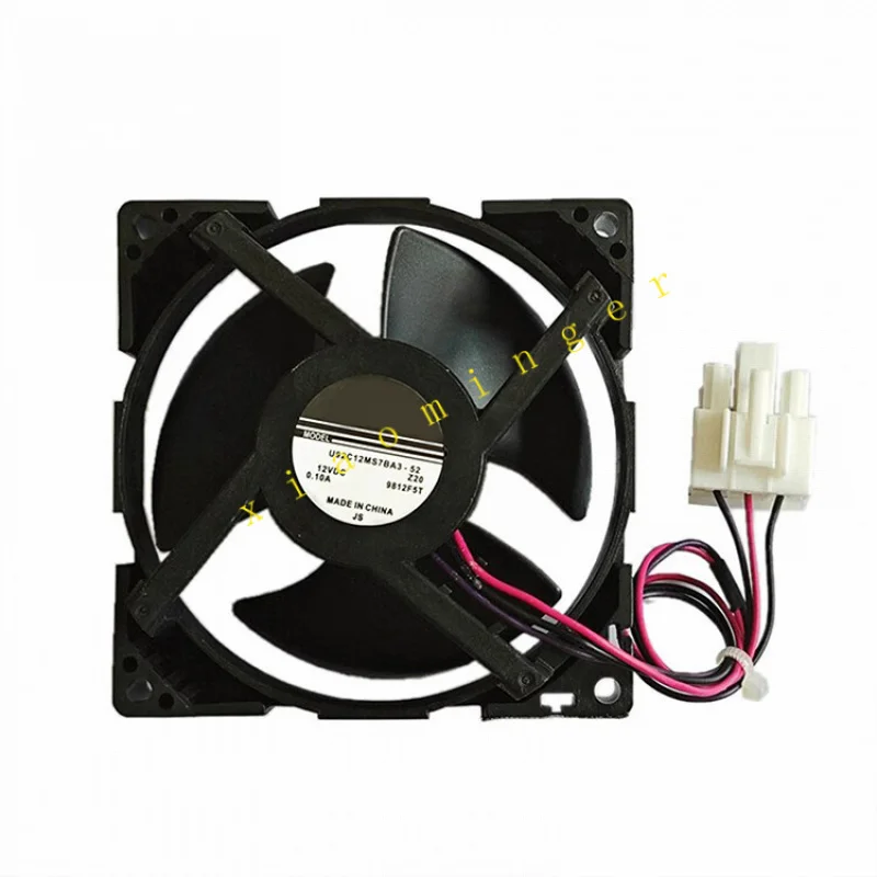 12V 0.1A Refrigerator Fan U92C12MS7BA3-52 for Midea Refrigerator Spare Parts