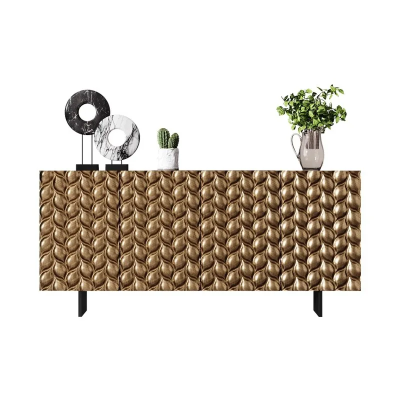 

Italian light luxury dining side cabinet, postmodern storage, entrance cabinet