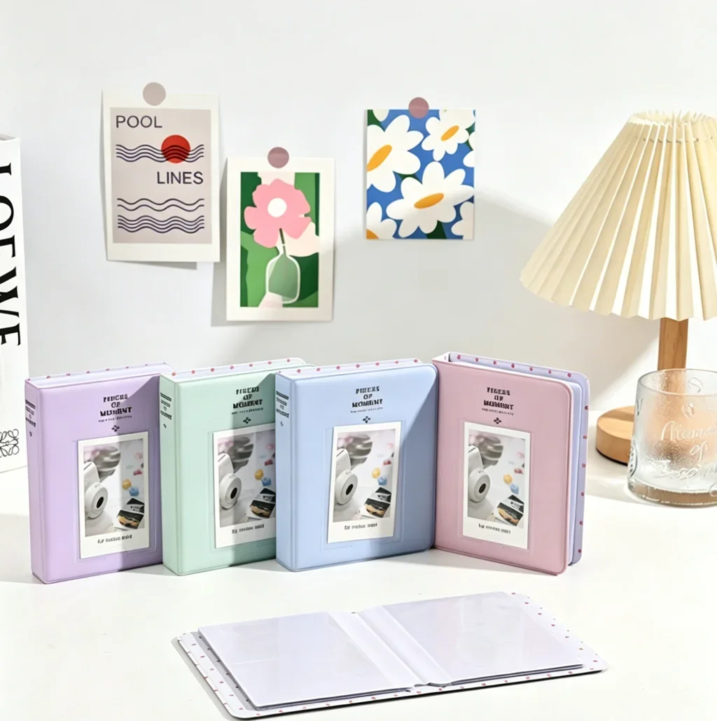 

1PC 64 Pockets Photo Album Inch Pictures Storage Case Stamps Tickets Cards Organizer For Fujifilm Instax Mini 12/11/9