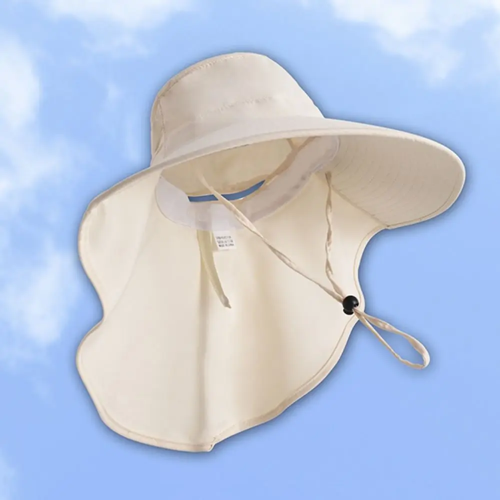 

Adjustable Anti-UV Wide Brim Sun Hat 50+ UPF Foldable Sun Protection Hat Korean Style Outdoor Women Bucket Hats Safari Cap