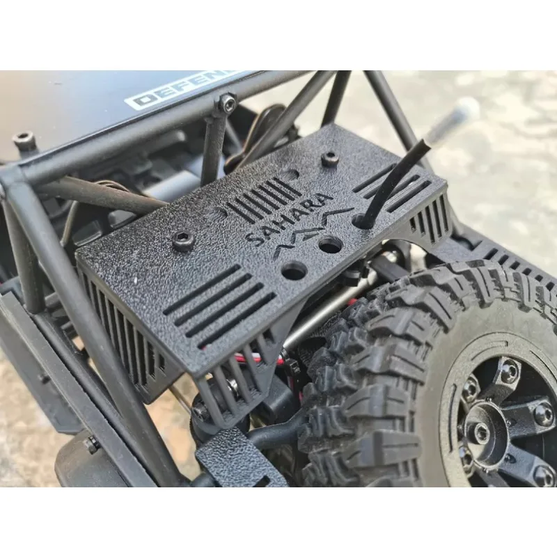 3D Printed Rear Compartment Cover Set for 1:12 MJX H12Y,Receiver Box Cover + Spare Tire Side Cover + Light Shroud,Upgrade Parts