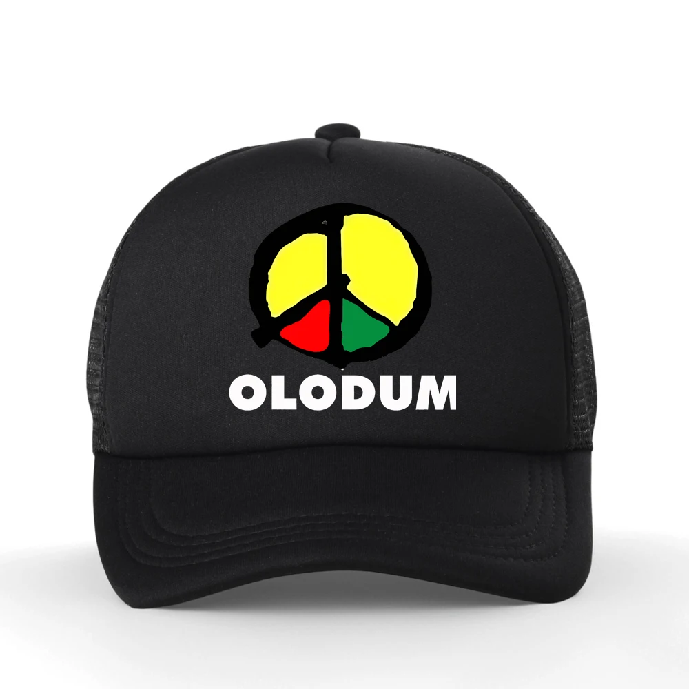 Antiwar Michael Jackson MJ OLODUM Print Graphic Baseball Cap Retro Summer Mesh Sun Hat Unisex Adjustable Snapback