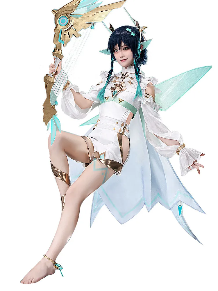 Game Cosplay Series:Genshin Impact Venti Cosplay Costume Game Anime Full Set Halloween Carnival Party Comic Con AniMuse view 2