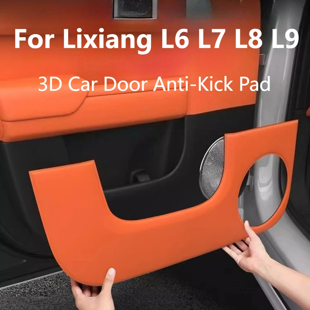 

For Li Lixiang L6 L7 L8 L9 Door Anti Kick Pad Leather Door Panel Protector Cover Interior Accessories