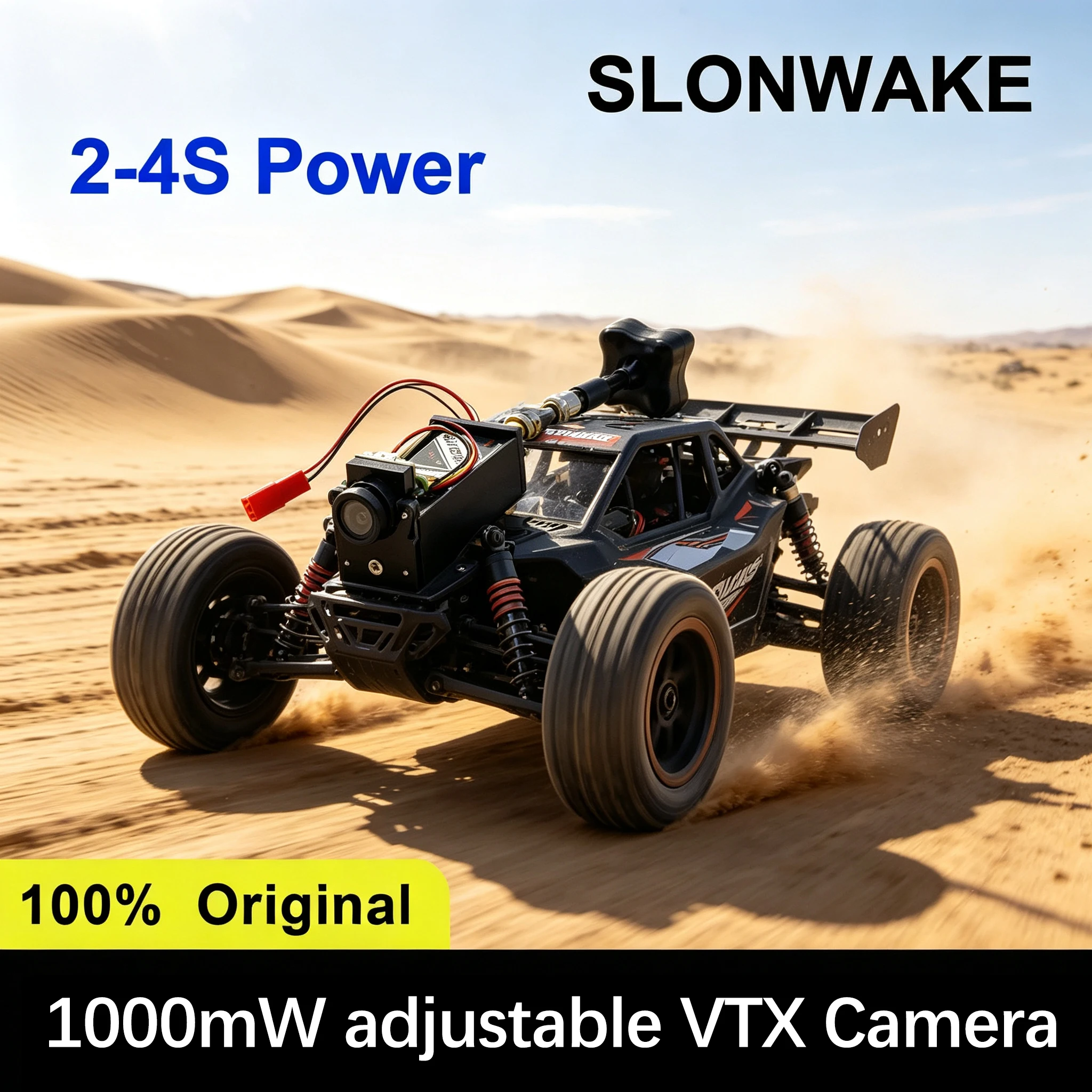 SLONWAKE 5.8G 48CH 1000mW Switchable Transmitter VTX and mini CMOS 700TVL ALL in one fpv Camera for Racing Drone fpv set