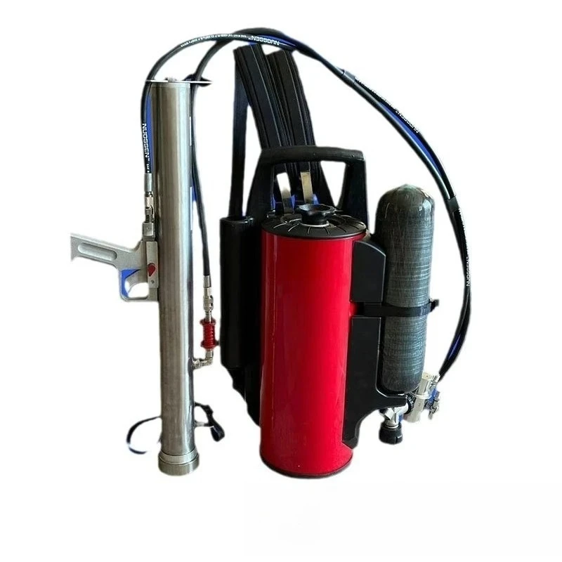 

Supply high-voltage fire extinguishing device, mobile DC spray water gun