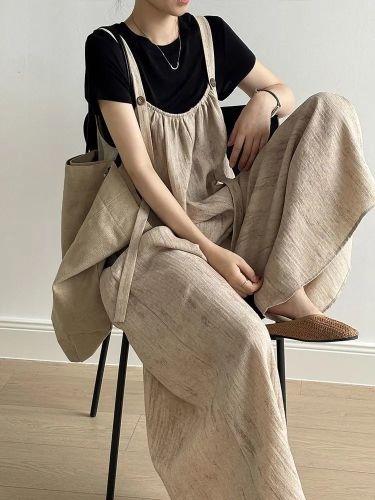 디자이너 일본 작업복 점프 슈트와 바지 스커트 여성 우아한 점프 슈트 Palazzo 여성 Palazos Summer Monkeys Long