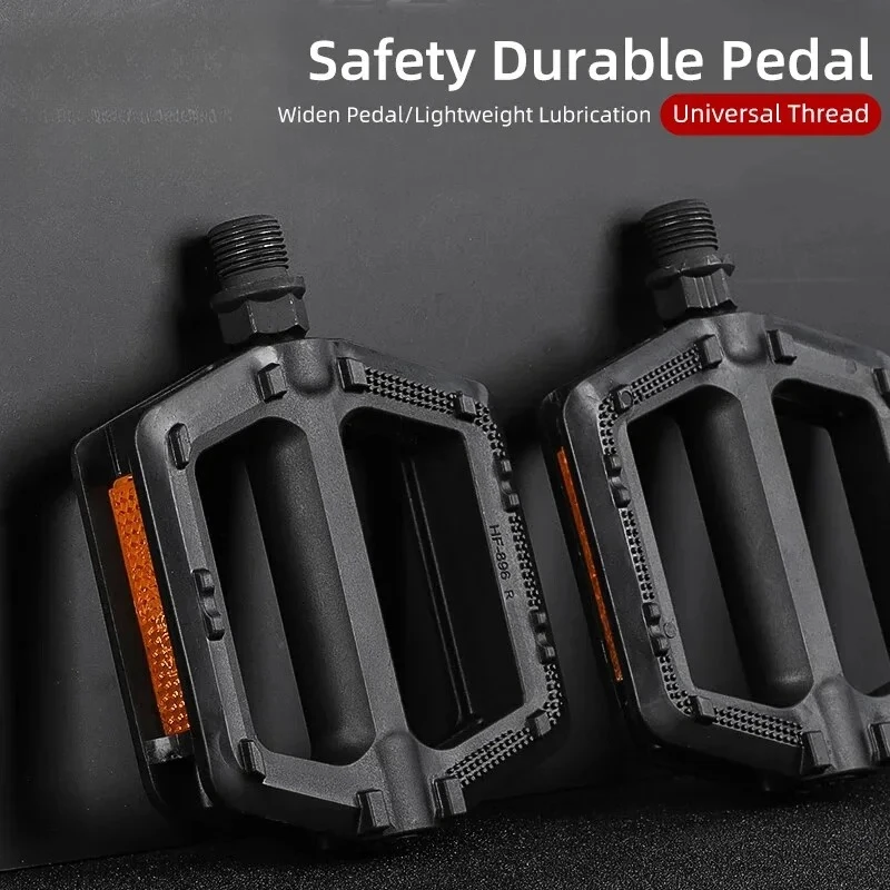 

Bicycle Pedal High Quality Portable MTB Pedal Plastic Rivet Double DU Pedal Road Bike Bicycle Accessories 1 Pair