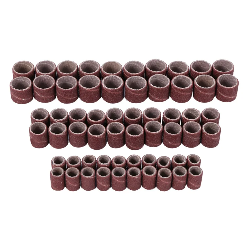 AB45 198 Buah Set Sanders Drum Termasuk 180 Buah Pita Pengamplasan dan 18 Buah Mandrel Drum