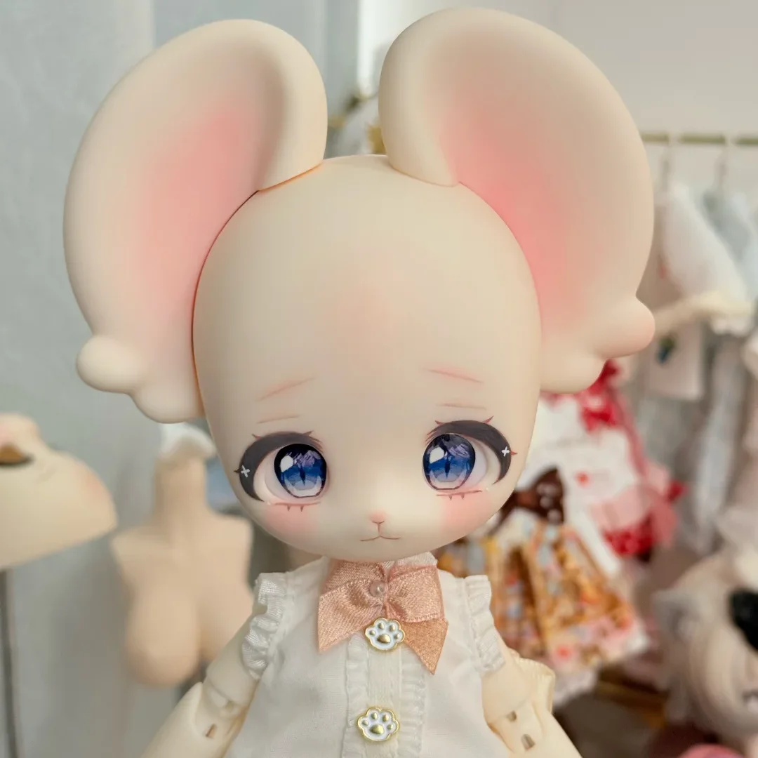 

Cfdoll Miragelab Collaboration Mizni 1/6 Bjd Resin Mouse Doll 6 Jointed Posable Collectible Art Doll For Doll Collectors