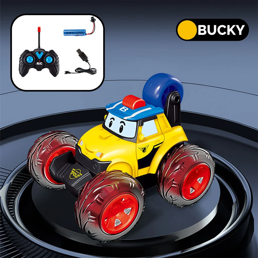 RC Stunt Car 360 Degree Rotation Flipping Rechargeable Rc Car With LED Lights Birthday Gifts For Boy Girls