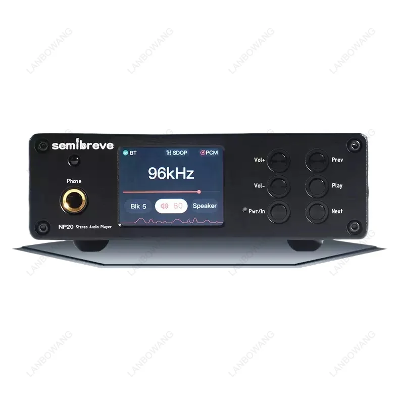 NP20 Decoder Ear Amplifier Integrated Machine Dual Parallel ES9038Q2M+CPLD Digital Shaping Full Format Lossless Playback