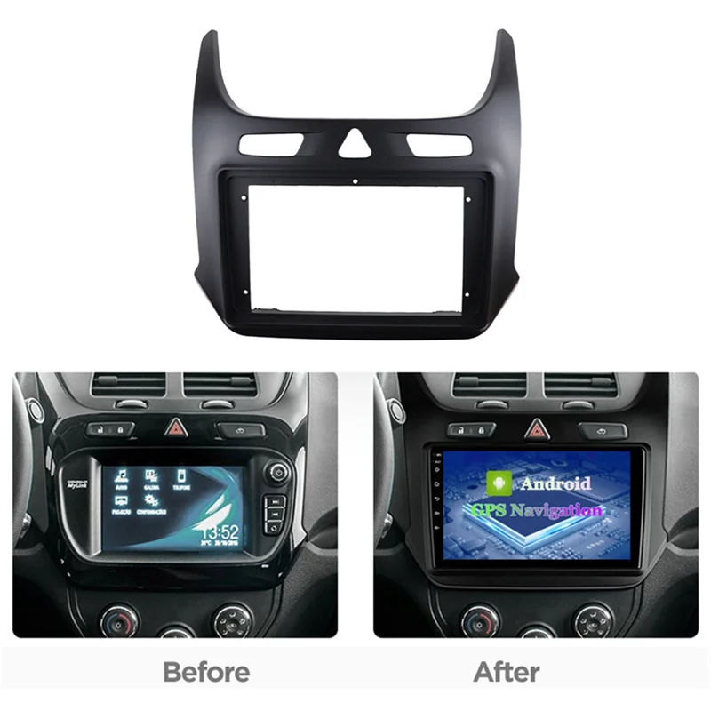 

9 INCH Radio Frame Accessories For Cobalt 2016+ Dash Installation Trim Kit Android Audio GPS Navigation Fascia
