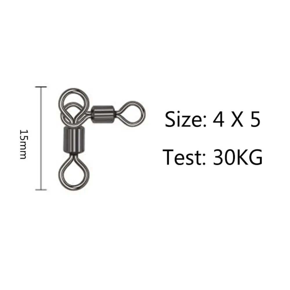

Sea Boat Swivels Fishing Tackle 360 Rotation Triangle Joint Fishing Swivel Rolling Fishingline Connector Fishing Connector