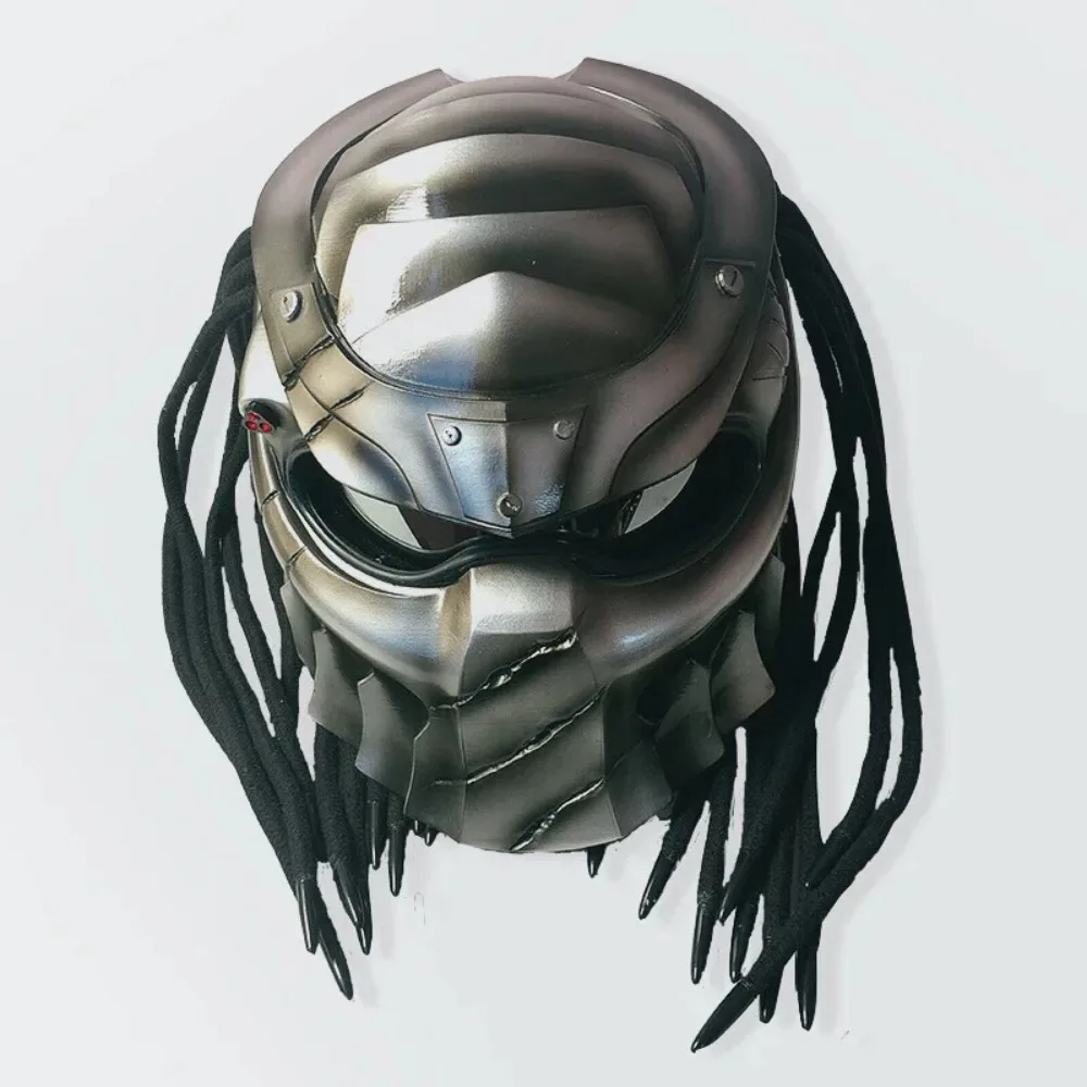 

Full Coverage Motorcycle Helmet Cool Retro Full Helmet ABS Shell Material Single Lens