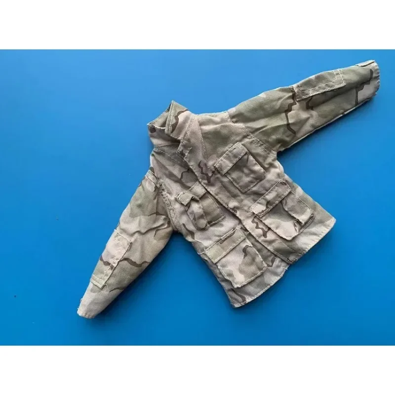 Vêtements de soldat couleur sable, échelle 1/6, manteau de Combat militaire américain moderne, modèle de veste pour figurines d'action de 12 pouces, jouet corporel