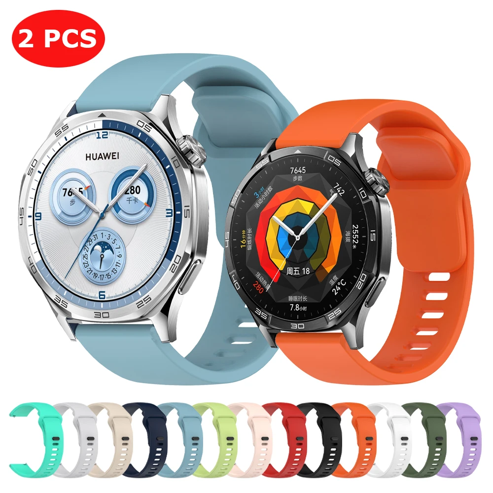22mm 20mm cinturino per HUAWEI GT 5 4 46mm cinturino in silicone GT 3 2 42mm braccialetti accessori Smartwatch per HONOR Magic Watch 2/GS 3i