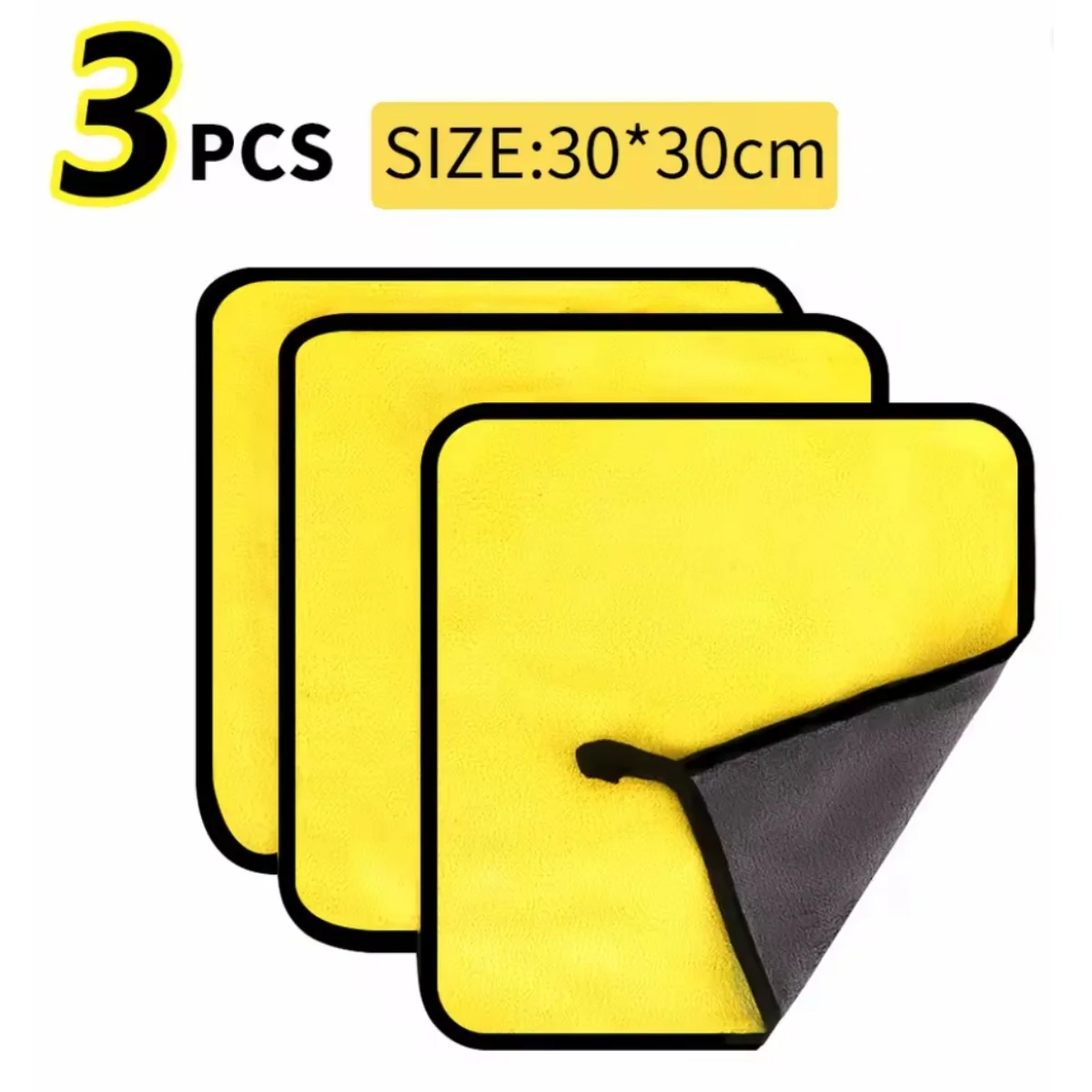 3-30PCS Auto Nano Ultra Fiber Doek Handdoek Microfiber Autowashanddoek Coral Fleece Handdoek Car Care Schone Doek voor Car Home Living