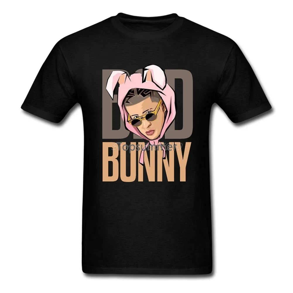 Bad Bunny T Shirt Short Sleeve Mens T Shirts Fashion 2018 Hip Hop 3D Printer Plus Size Cotton Men Shirts