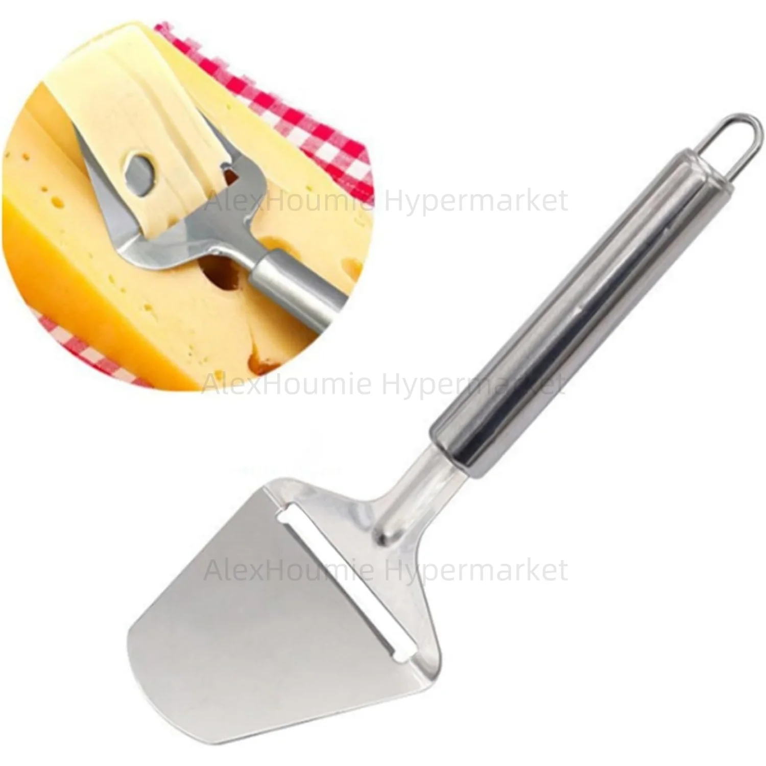 

Stainless Steel Cheese Slicer For All Types of Cheese Multi-Functional Cheese Slicer Handheld Slicer Non-Stick Kitchen Cooking