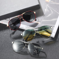 New Men Polarized Sunglasses Men Photochromism Metal Frame Sun Glasses Outdoor Night Driving Fishing Eyewear UV400 Oculos De Sol