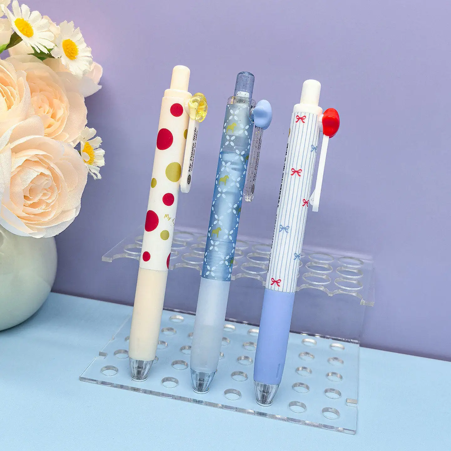 Wholesale 40pcs Charm Plaid Mechanical Pencils Aotomatic Pencils for Kids Writing Accessories Korean Stationery Items Bulk