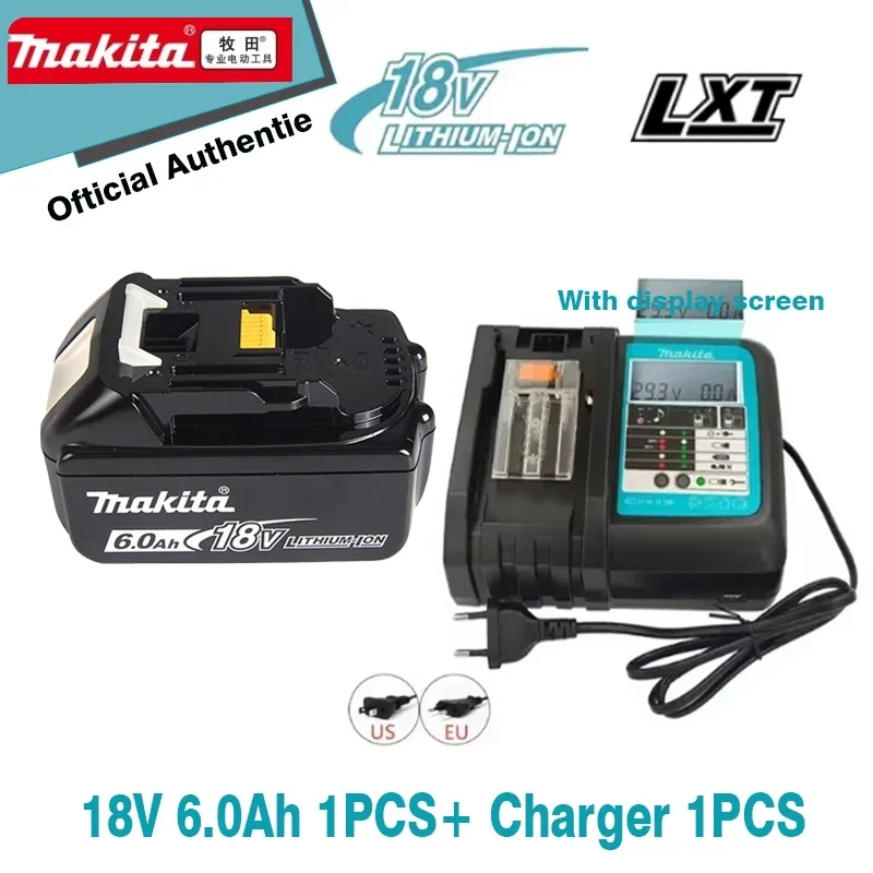 original Makita  battery 18V 5Ah/6Ah, replaced with Makita electric tool BL1860 BL1850B BL1850 BL1840 BL1830 rechargeable batt