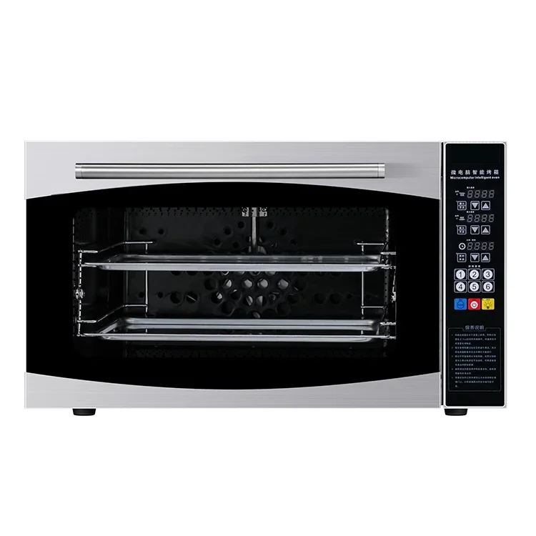Professional Oem Factory Oven Electric Microcomputer Bottom Fire Hot Air Furnace Convection Oven for Home Kitchen Appliance