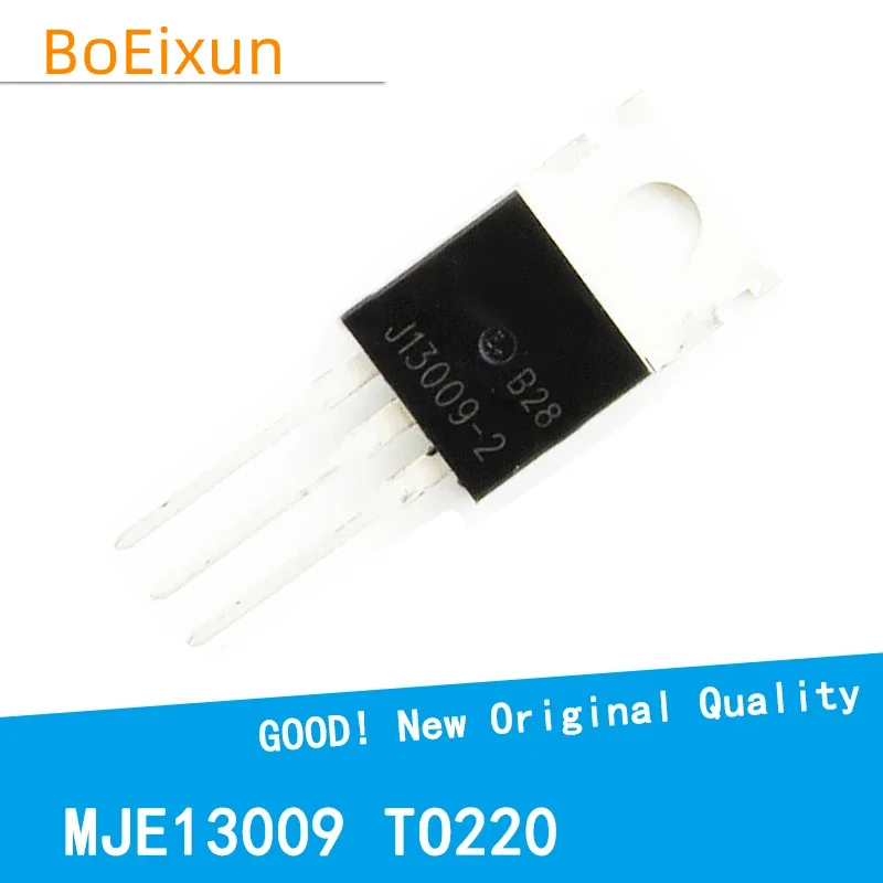 10pcs/Lot MJE13009 E13009-2 400V12A E13009 TO-220 High Voltage Fast-Switching NPN Transistor New Original Good Quality Chipset