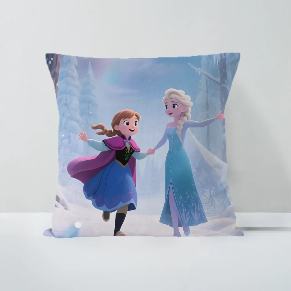 

Kulechaowan Cobrand Frozens Elsa High Quality Luxury Cushion Cover for Pillow Decorative Pillowcase Sleeping Pillows Home Covers