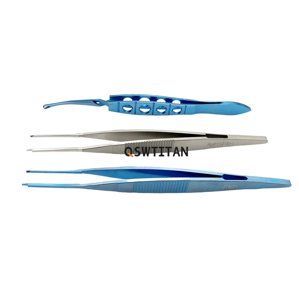 Pinset Lensa Forceps IOL Loading Forcep Microscopic Implantation Forceps Instrumen Oftalmologi