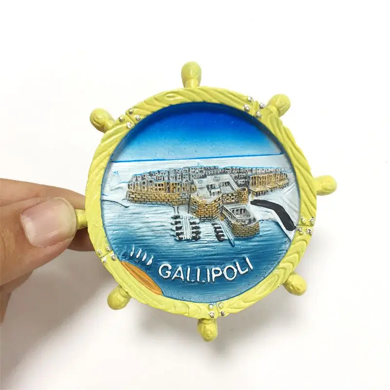 ürkiye's Dardanelles Strait Galipoli Peninsula city refrigerator magnets, travel souvenirs, and gifts