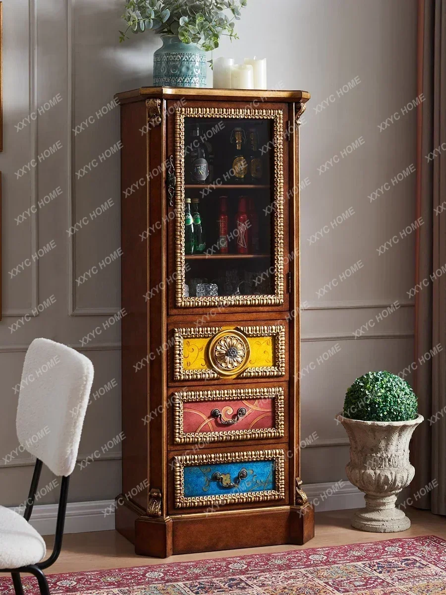 Painted Wine Cabinet Sideboard Cabinet Cupboard Size Chest of Drawers Supporting