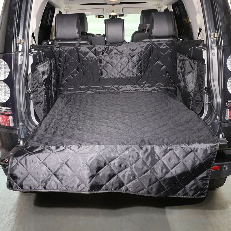 

For Land Rover Discovery 4 LR4 2010-2016 Oxford Cloth Black Car Trunk Pet Seat Cover Pet Transport Pad Car Interior Accessories