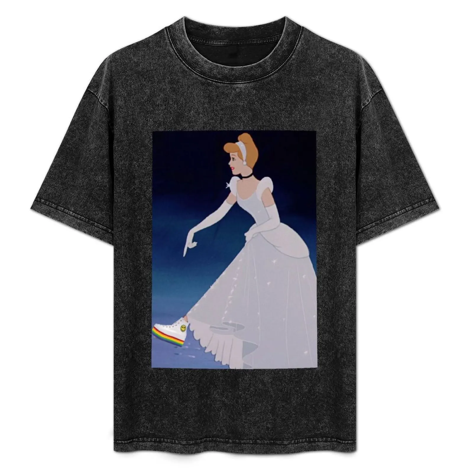 

Cinderella with her ideal shoe T-Shirt designer shirts graphic t shirt vintage mens fashion