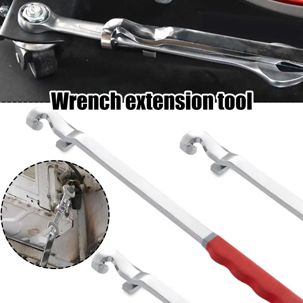 Universal Wrench Extender Tool Hard To Reach Areas Multiplier Portable Spanner Extender For Diy Mechanics Garage Handyman N2f8