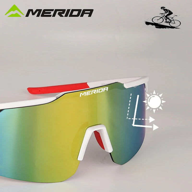 نظارات ميريدا لركوب الدراجات للنساء والرجال، نظارات رياضية UV400، نظارات ركوب الدراجات الجبلية، عدسات الطريق والدراجات الخارجية #4