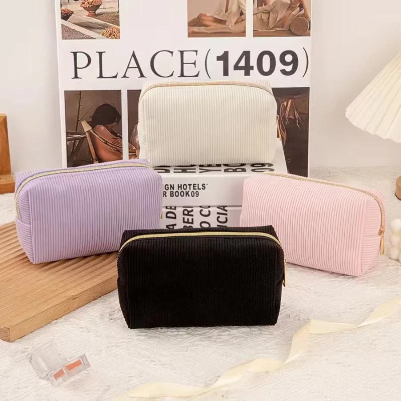 Cosmetic Bag Large Capacity Portable Toilet Bag Travel Business Travel Storage School Supplies Large Pencil Case Stationery Bag