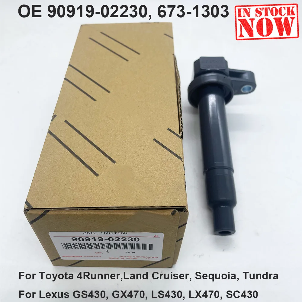 High Quality 90919-02230 Ignition Coil For Tundra Sequoia L-EXUS GS430 IS Sport Cross 200 LS430 LX470 9091902230