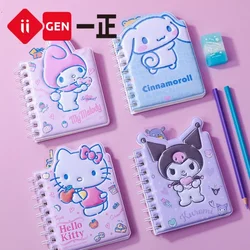 1pcs Sanrio Series Cut Coil Book Cover Waterproof Primary School Student Notebook Cut Children's Diary Book Stationery Supplies