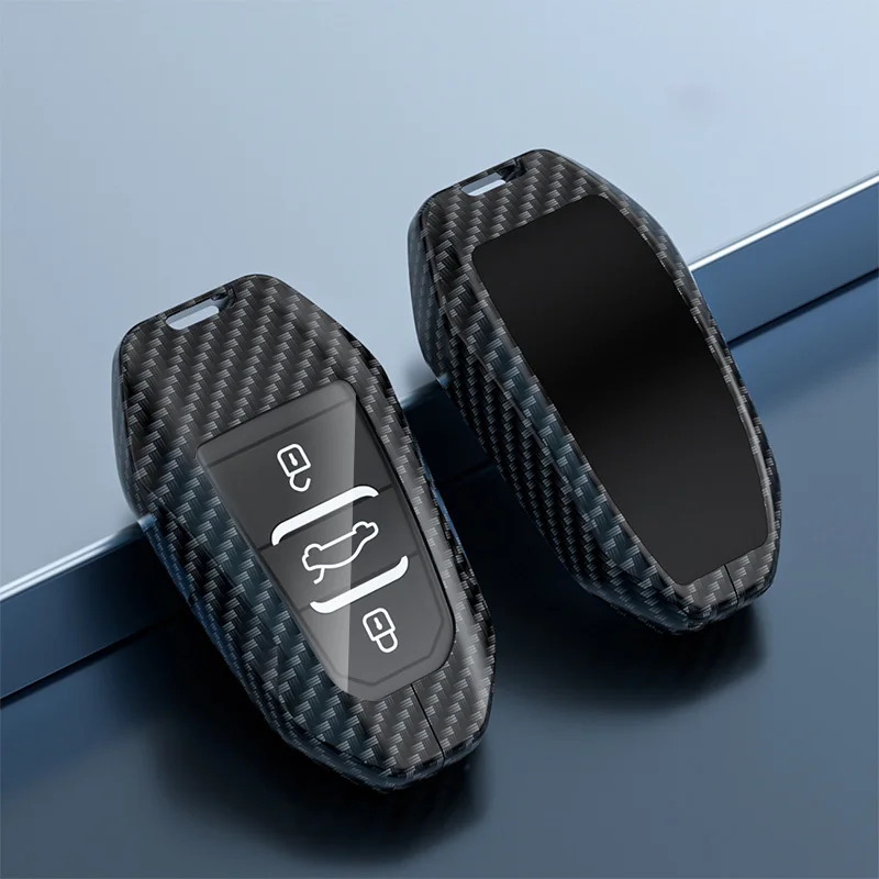 Zinc Alloy Car Key Case Shell Cover For Peugeot 308 408 508 2008 3008 4008 5008 Citroen C4L C6 C3-XR Picasso DS3 DS4 DS5