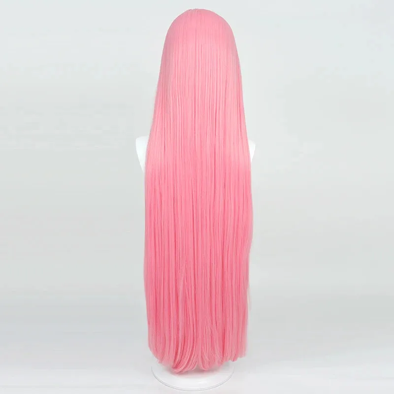 20151123 جديد Megurine Luka شعر مستعار تأثيري 100 سنتيمتر طويل الوردي مستقيم مقاومة للحرارة الشعر الاصطناعية هالوين